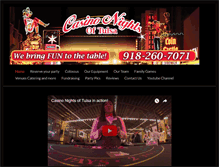 Tablet Screenshot of casinonightsoftulsa.com